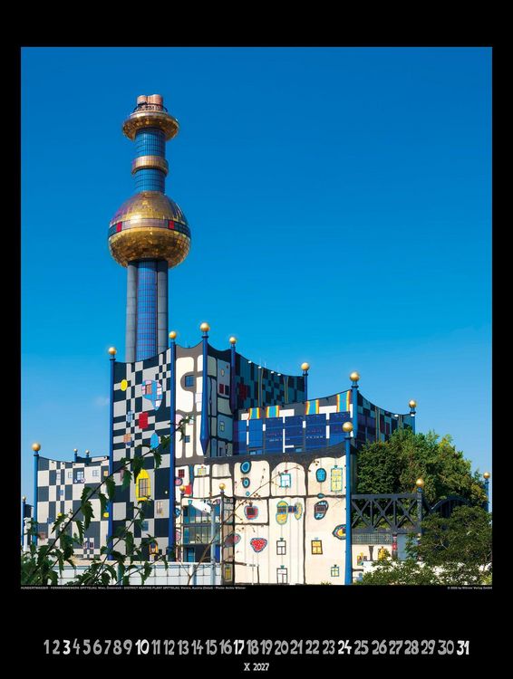 Produktbild: Gro&szlig;er Hundertwasser Architektur Kalender 2027
