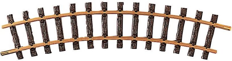 Produktbild: LGB 15000G Gleis Gebogenes Gleis 30&deg; 823mm 1St.