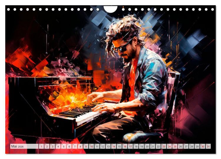 Produktbild: ROCK Sp&uuml;re die grenzenlose Power (Wandkalender 2026 DIN A4 quer), CALVENDO Monatskalender