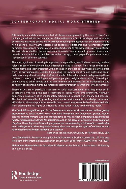 Produktbild: Reconfiguring Citizenship
