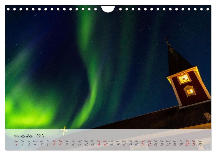 Produktbild: Greenland - Impressions of an Arctic Island (Wall Calendar 2026 DIN A4 landscape), CALVENDO 12 Month Wall Calendar