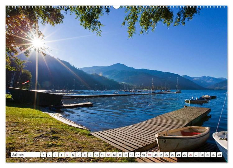 Produktbild: Der Zeller See im sch&ouml;nen Salzburger Land (Wandkalender 2026 DIN A2 quer), CALVENDO Monatskalender