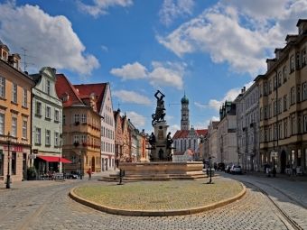 Produktbild: CALVENDO Puzzle Herkulesbrunnen, Augsburg | 1000 Teile Lege-Gr&ouml;&szlig;e 64x48cm Foto-Puzzle f&uuml;r gl&uuml;ckliche Stunden
