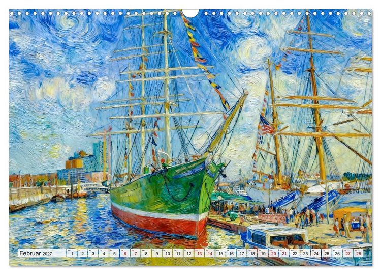 Produktbild: Nordische Impressionen - K&uuml;sten, St&auml;dte und Wasserwege (Wandkalender 2027 DIN A3 quer), CALVENDO Monatskalender
