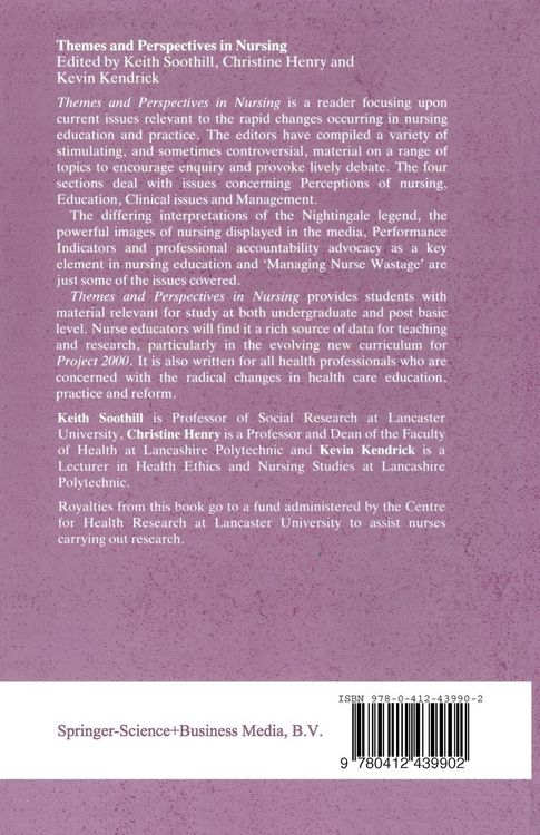 Produktbild: Themes and Perspectives in Nursing