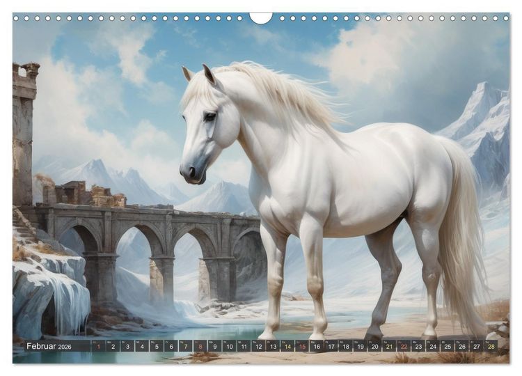 Produktbild: Sch&ouml;ne wilde Mustangs (Wandkalender 2026 DIN A3 quer), CALVENDO Monatskalender