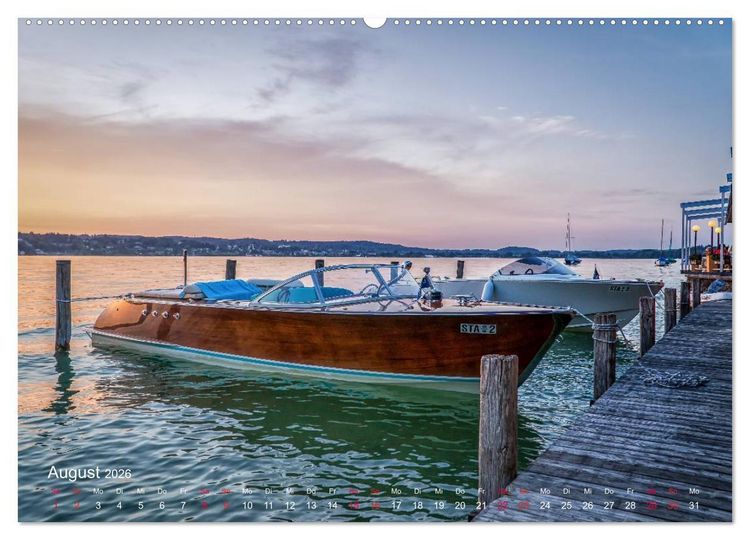 Produktbild: Impressionen vom Starnberger See (Wandkalender 2026 DIN A2 quer), CALVENDO Monatskalender