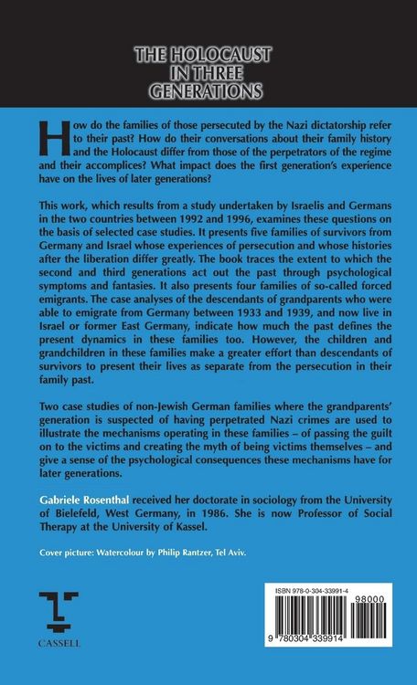 Produktbild: The Holocaust in Three Generations