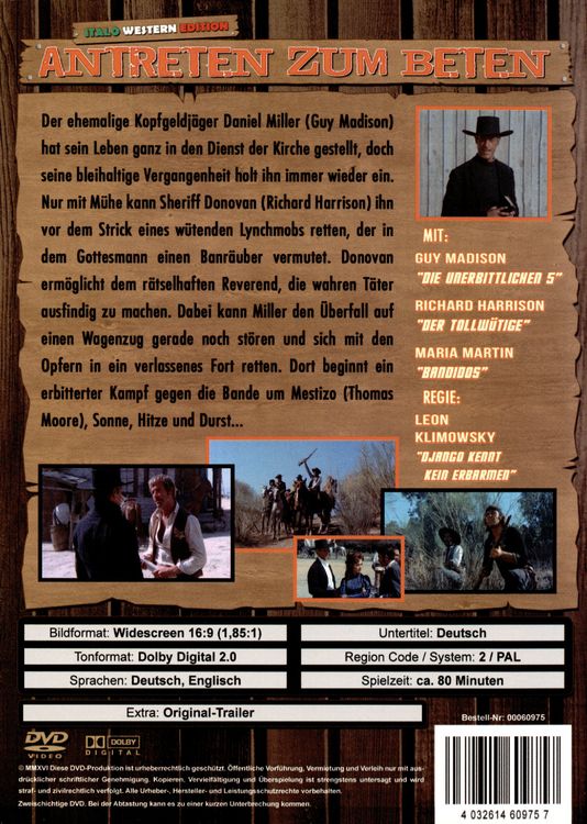 Produktbild: Antreten zum Beten - Italo-Western-Edition