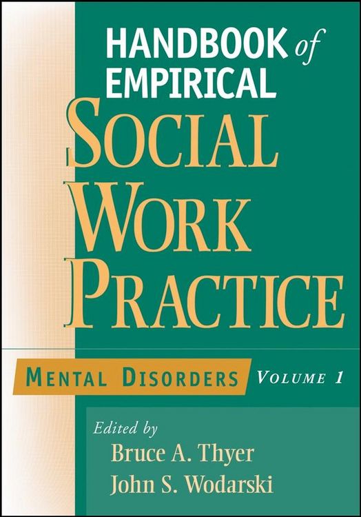 Produktbild: Handbook of Empirical Social Work Practice, Volume 1