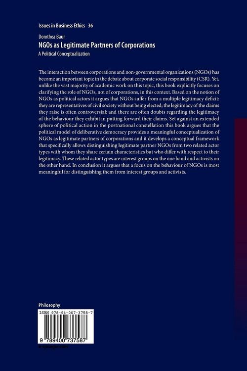 Produktbild: NGOs as Legitimate Partners of Corporations