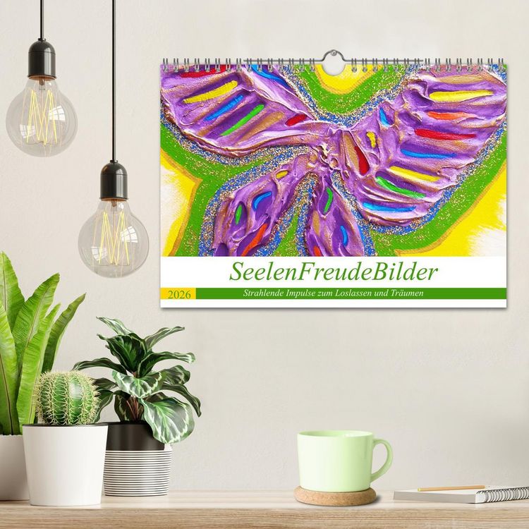 Produktbild: SeelenFreudeBilder - Strahlende Impulse zum Loslassen und Tr&auml;umen (Wandkalender 2026 DIN A4 quer), CALVENDO Monatskalender