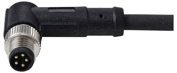 Produktbild: TRU COMPONENTS TC-13751876 Anschlussleitung M8 x 1 Stecker, gewinkelt 5 m Polzahl Sensoren: 5 1 St.