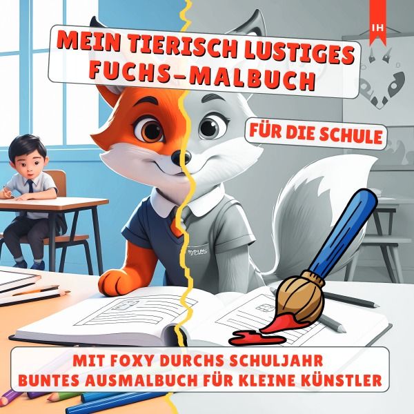 Produktbild: MEIN TIERISCH LUSTIGES FUCHS-MALBUCH - F&uuml;r die Schule