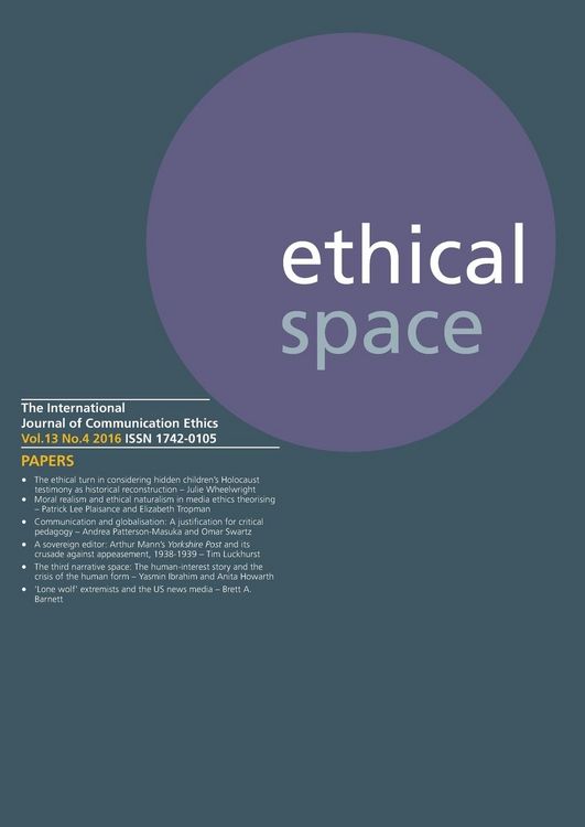 Produktbild: Ethical Space Vol.13 Issue 4