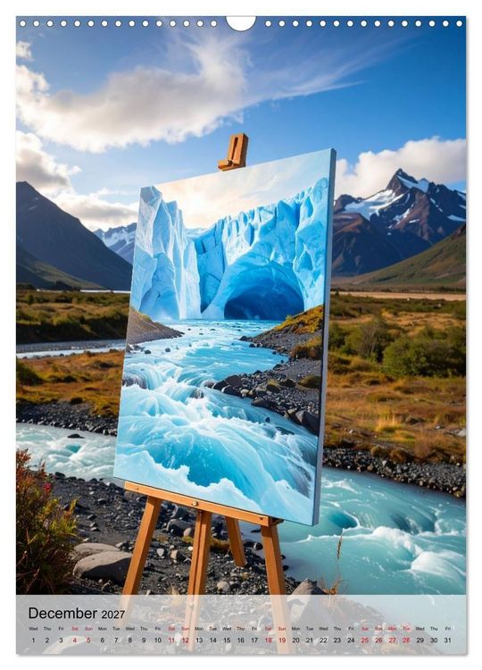 Produktbild: Easel in a Quiet World (Wall Calendar 2027 DIN A3 portrait), CALVENDO 12 Month Wall Calendar