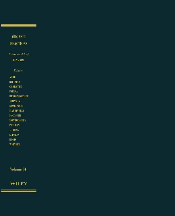 Produktbild: Organic Reactions, Volume 84