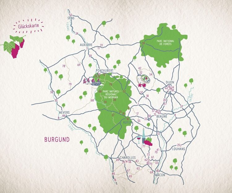 Produktbild: Gl&uuml;cksorte in Burgund