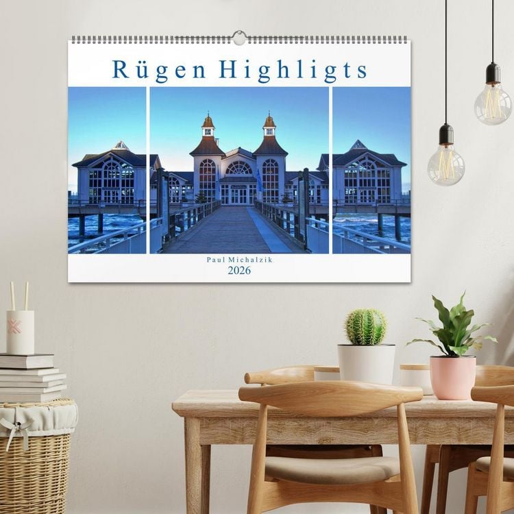 Produktbild: R&uuml;gen Highlights (Wandkalender 2026 DIN A2 quer), CALVENDO Monatskalender