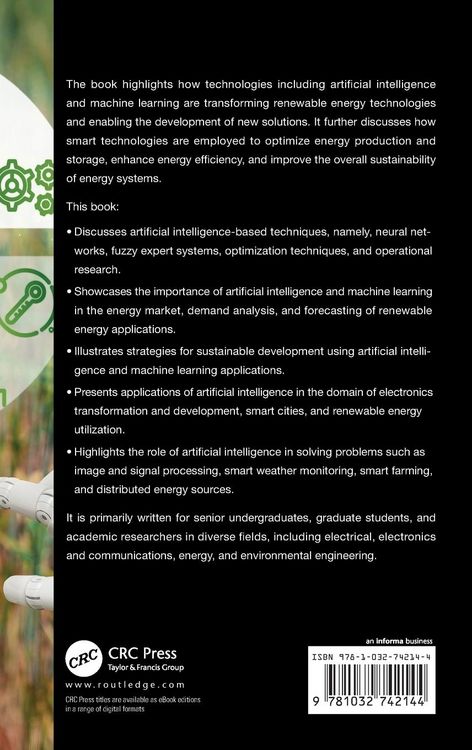 Produktbild: Artificial Intelligence and Machine Learning Applications for Sustainable Development