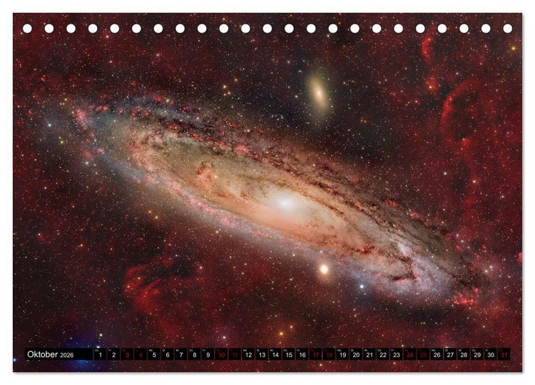 Produktbild: Deepsky XVIII (Tischkalender 2026 DIN A5 quer), CALVENDO Monatskalender