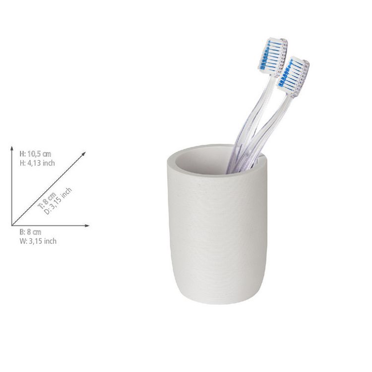 Seifenspender Bonja Wellness Dolomit Wei  450ml Mit Bambus-Deckel &  Verchromter Pumpe Fr Bad & Kche