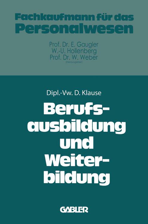 Produktbild: Berufsausbildung und Weiterbildung