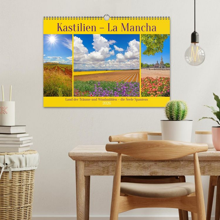 Produktbild: Kastilien - La Mancha (Wandkalender 2026 DIN A3 quer), CALVENDO Monatskalender