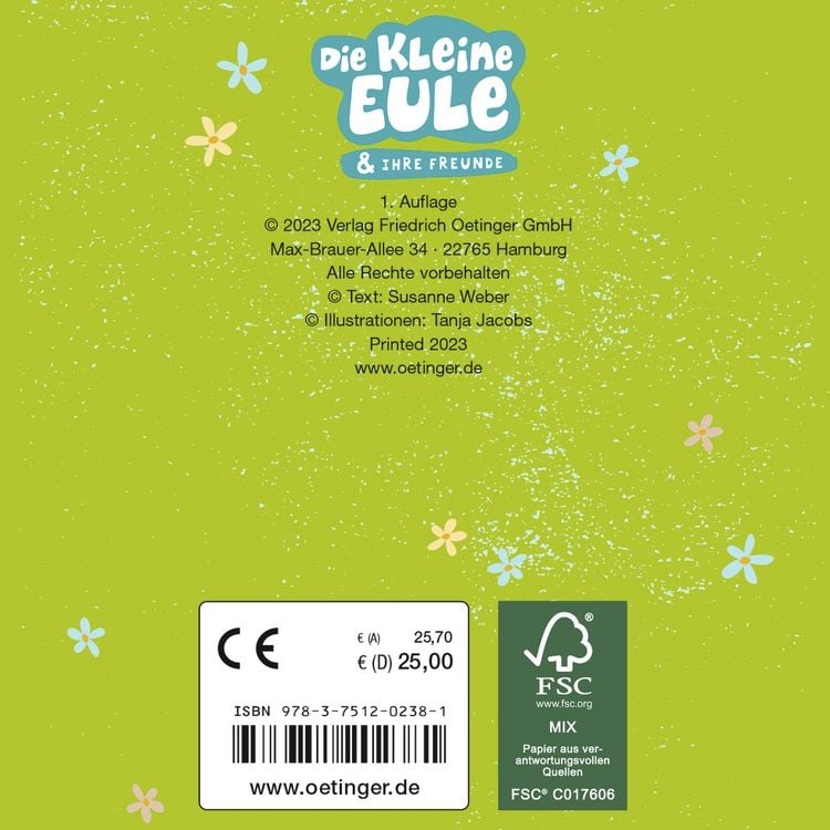 Produktbild: Die kleine Eule. Mein gro&szlig;er B&uuml;cherschatz