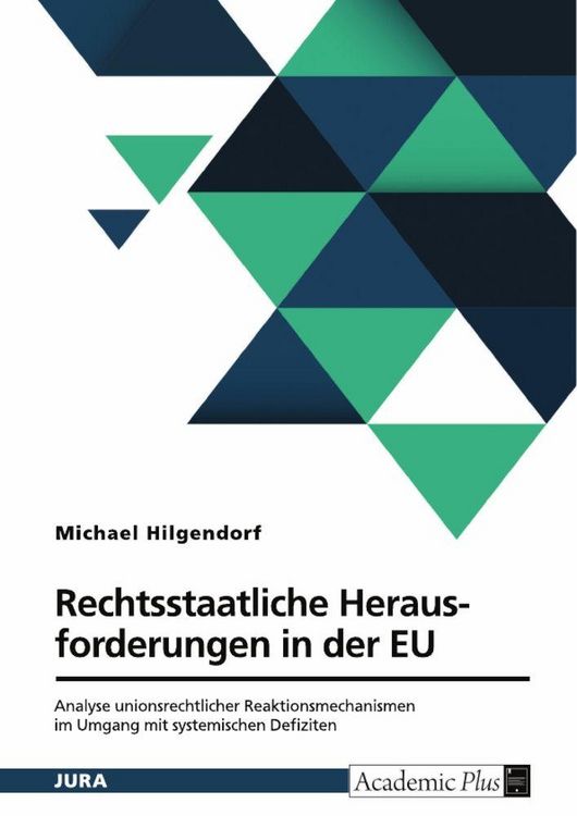 Produktbild: Rechtsstaatliche Herausforderungen in der EU