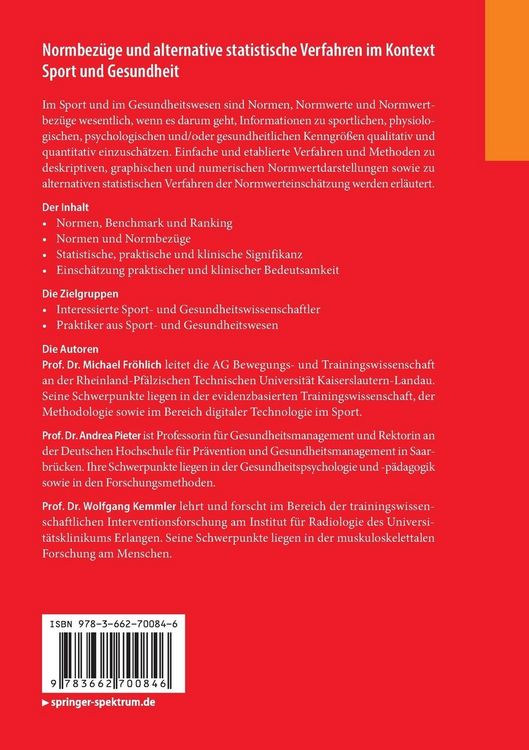 Produktbild: Normbezüge und alternative statistische Verfahren im Kontext Sport und Gesundheit