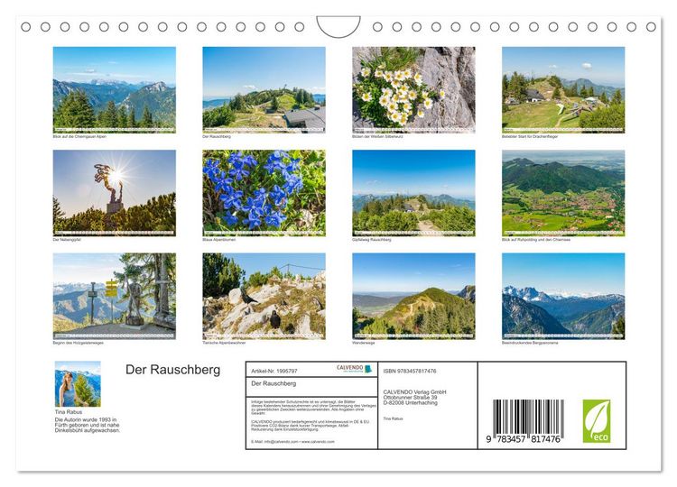 Produktbild: Der Rauschberg (Wandkalender 2026 DIN A4 quer), CALVENDO Monatskalender