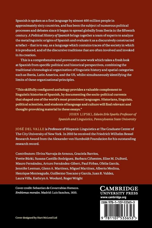 Produktbild: A Political History of Spanish