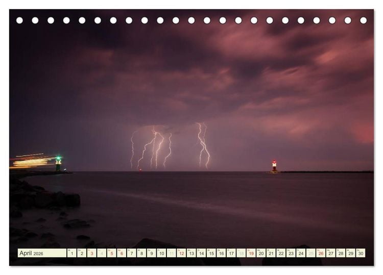 Produktbild: Ostsee - Impressionen (Tischkalender 2026 DIN A5 quer), CALVENDO Monatskalender