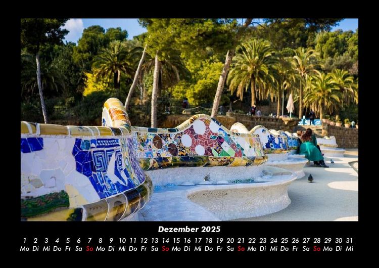 Produktbild: Barcelona 2025 Fotokalender DIN A3