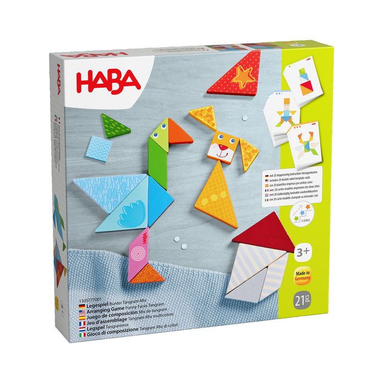 Produktbild: Legespiel Bunter Tangram-Mix