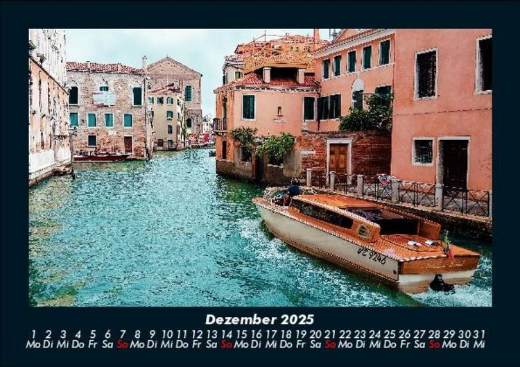 Produktbild: Venedig 2025 Fotokalender DIN A5