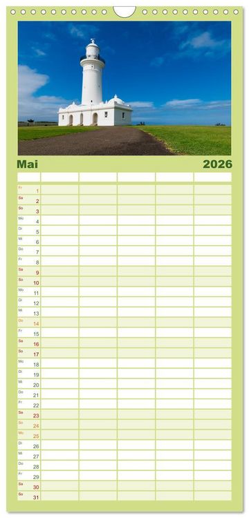 Produktbild: Familienplaner 2026 - Ein Tag in Sydney - eine etwas andere Sicht mit 5 Spalten (Wandkalender, 21 x 45 cm) CALVENDO