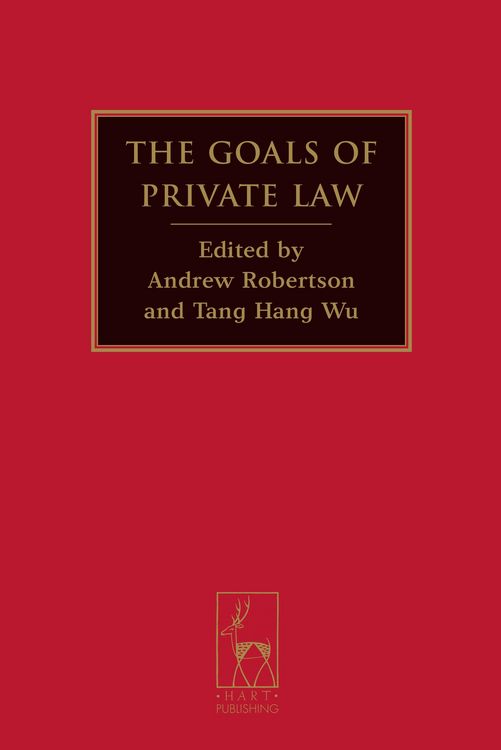 Produktbild: The Goals of Private Law