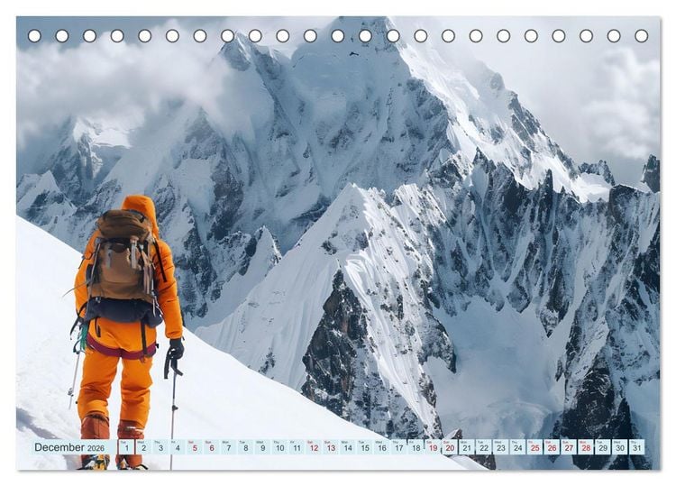 Produktbild: Epic Adrenaline Moments (Desk Calendar 2026 DIN A5 landscape), CALVENDO 12 Month DeskCalendar