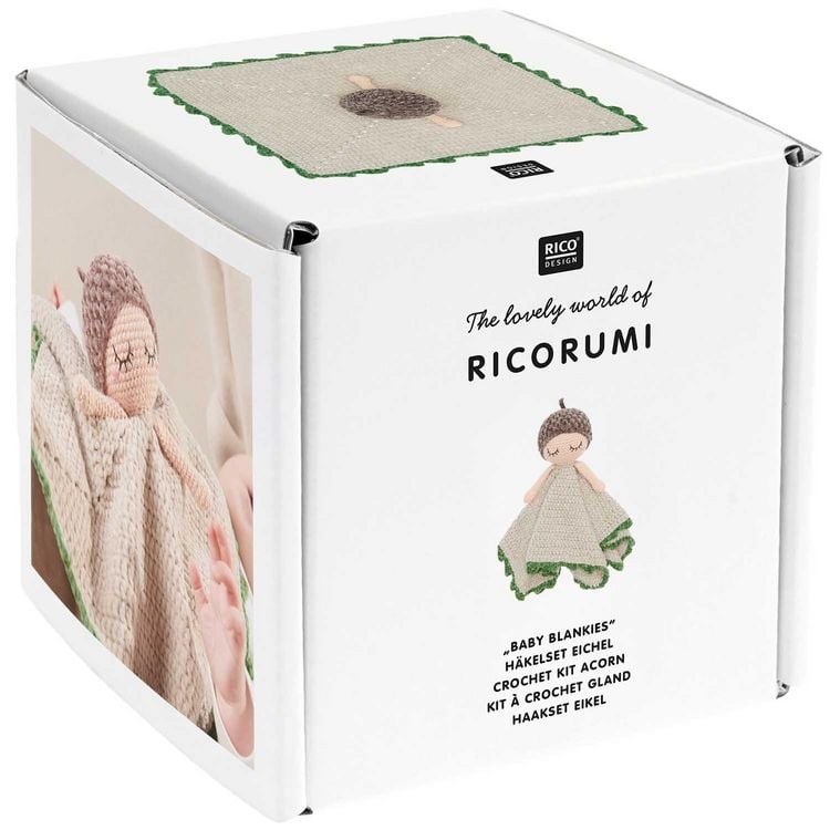 Produktbild: Ricorumi H&auml;kelset "Baby Blankies" Eichel