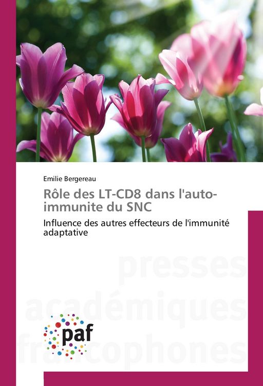 Produktbild: R&ocirc;le des LT-CD8 dans l'auto-immunite du SNC