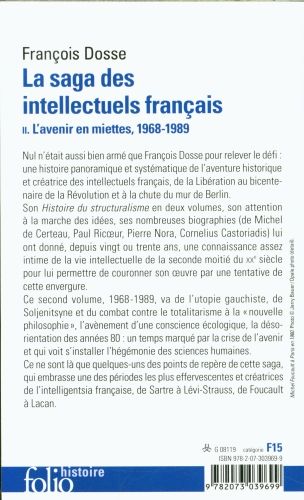 Produktbild: La saga des intellectuels fran&ccedil;ais