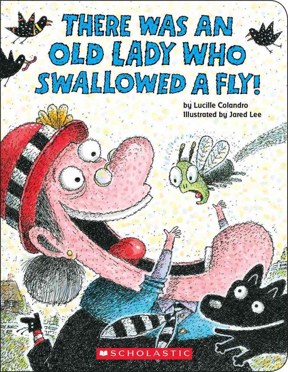 Produktbild: There Was an Old Lady Who Swallowed a Fly! (Board Book)