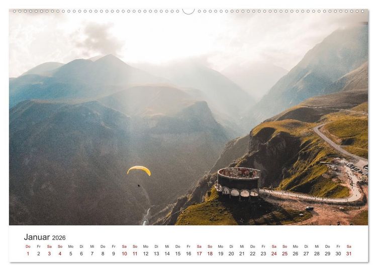 Produktbild: Georgien - Ein ph&auml;nomenales Naturparadies. (Wandkalender 2026 DIN A2 quer), CALVENDO Monatskalender