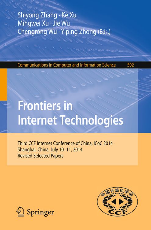Produktbild: Frontiers in Internet Technologies