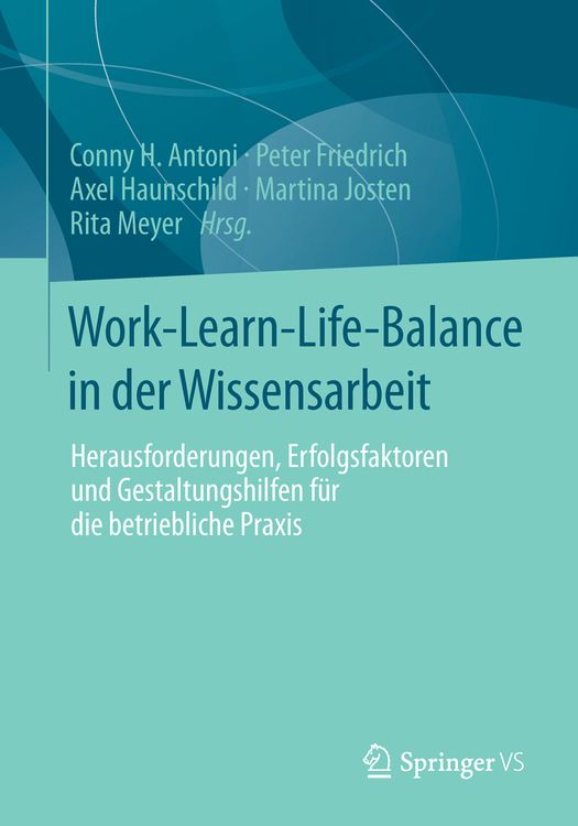 Produktbild: Work-Learn-Life-Balance in der Wissensarbeit