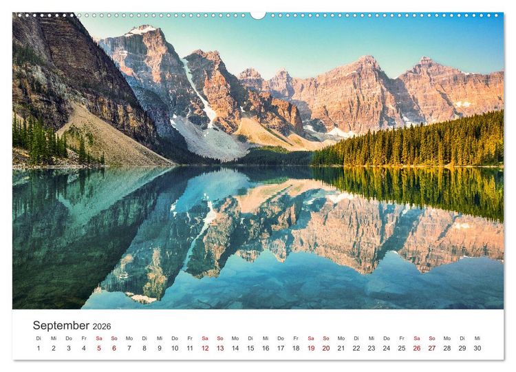 Produktbild: Kanada - Eine Reise durch ein spektakul&auml;res Land. (Wandkalender 2026 DIN A2 quer), CALVENDO Monatskalender