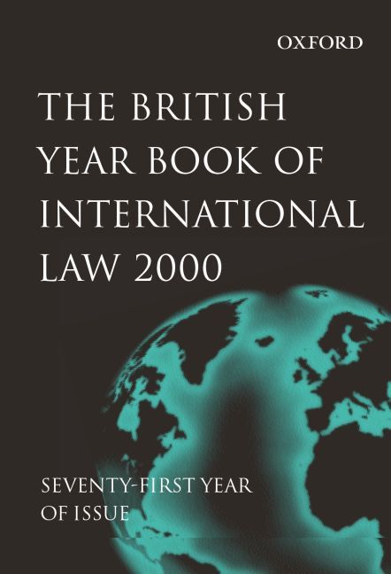 Produktbild: The British Year Book of International Law