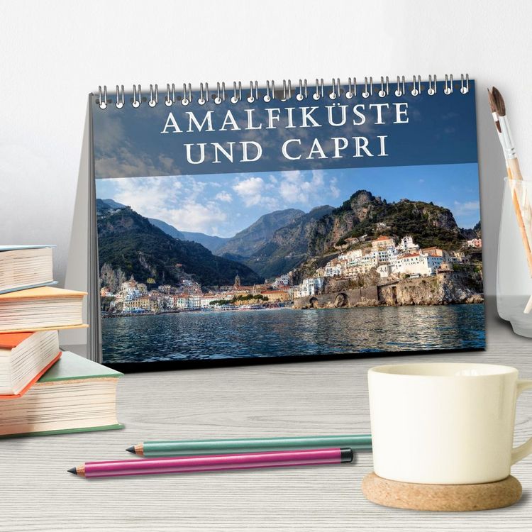 Produktbild: Amalfik&uuml;ste und Capri (Tischkalender 2026 DIN A5 quer), CALVENDO Monatskalender